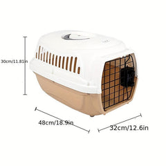 Portable Pet Air Box Hand held Cat Breeding Cat Bag Plastic Pet Carrier Basket