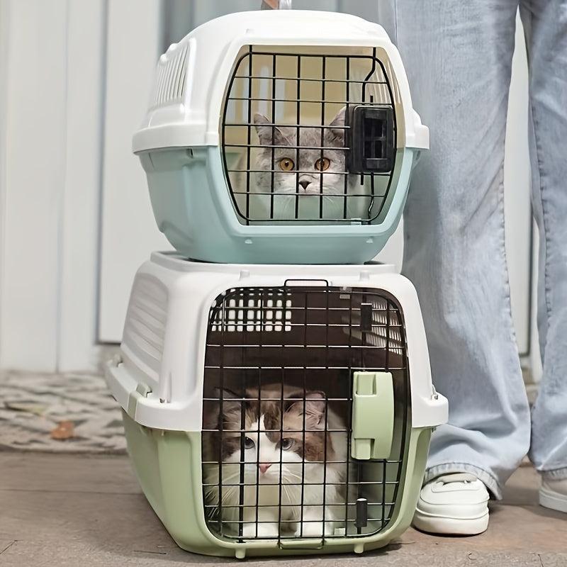 Portable Pet Air Box Hand held Cat Breeding Cat Bag Plastic Pet Carrier Basket