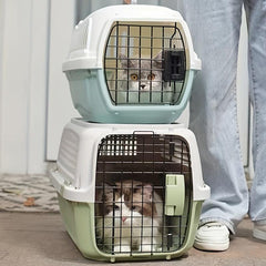 Portable Pet Air Box Hand held Cat Breeding Cat Bag Plastic Pet Carrier Basket