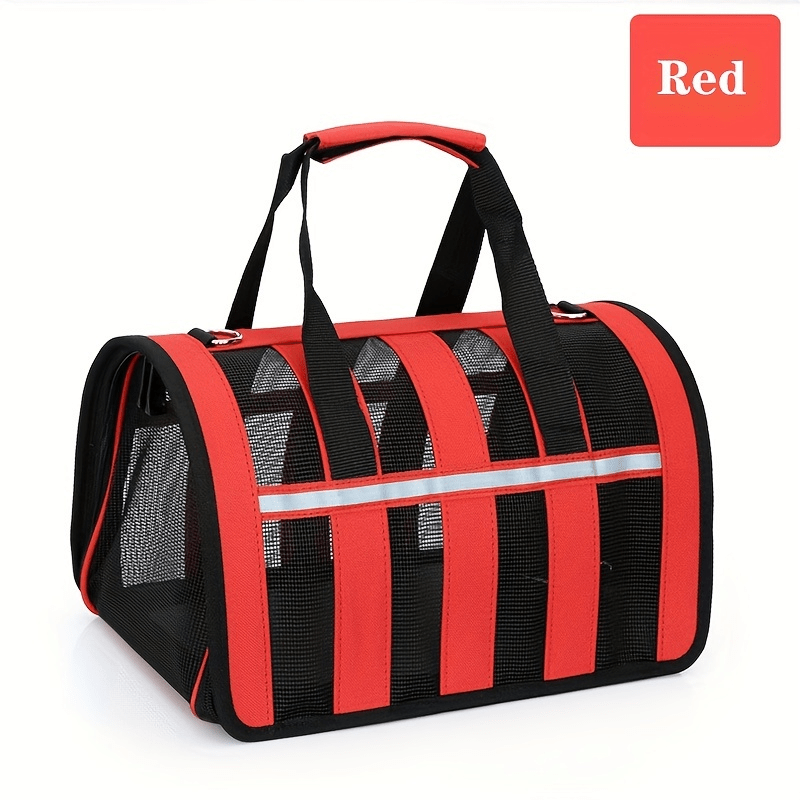 Portable Mesh Pet Carrier Bag for Traveling