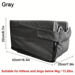 Portable Pet Booster Seat Travel Carrier for Maximum Comfort & Safety