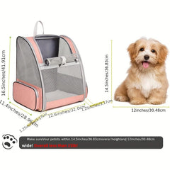 Cat Backpack Carrier Cat Travel Shoulder Bag For Cats And Dogs
