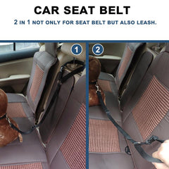 Adjustable Pet Car Seat Belt for Dogs Collar Harness