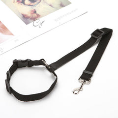 Adjustable Pet Car Seat Belt for Dogs Collar Harness