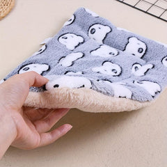 Cartoon Dog Paw Love Print Pet Nest Mat Comfortable Cat And Dog Nest Bed