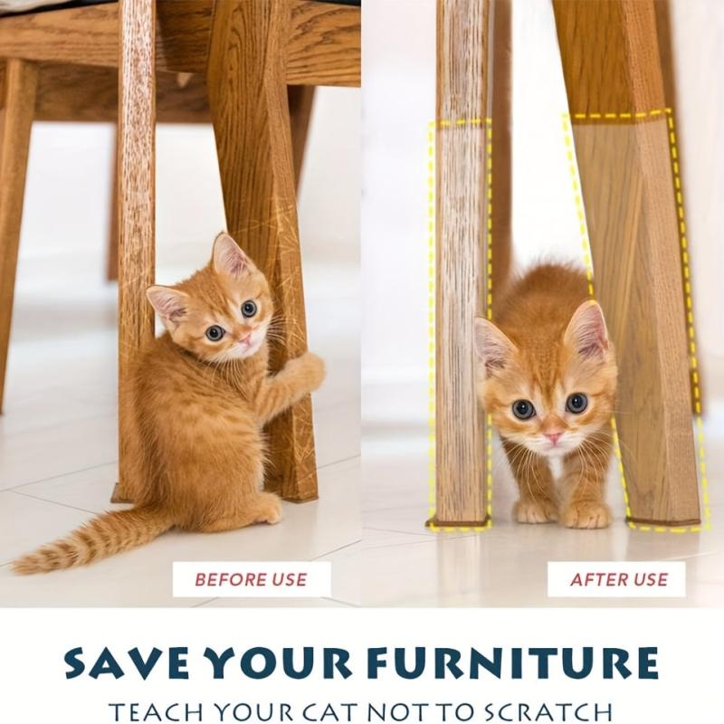 5pcs Cat Scratch Deterrent Furniture Protectors Clear Couch From Cats Scratching
