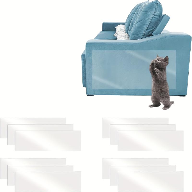 5pcs Cat Scratch Deterrent Furniture Protectors Clear Couch From Cats Scratching
