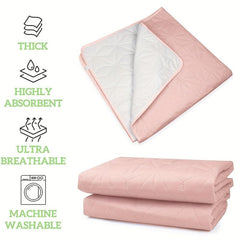 Washable Dog Pillow Mat Reusable Pet Pad for Dogs Cats Rabbit Pink