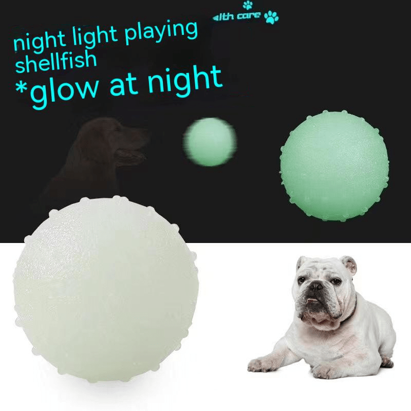 Glow TPR Dog Toy for Teeth Cleaning & Play