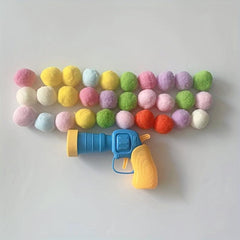 Plush Ball Launch Gun - Cat Toy
