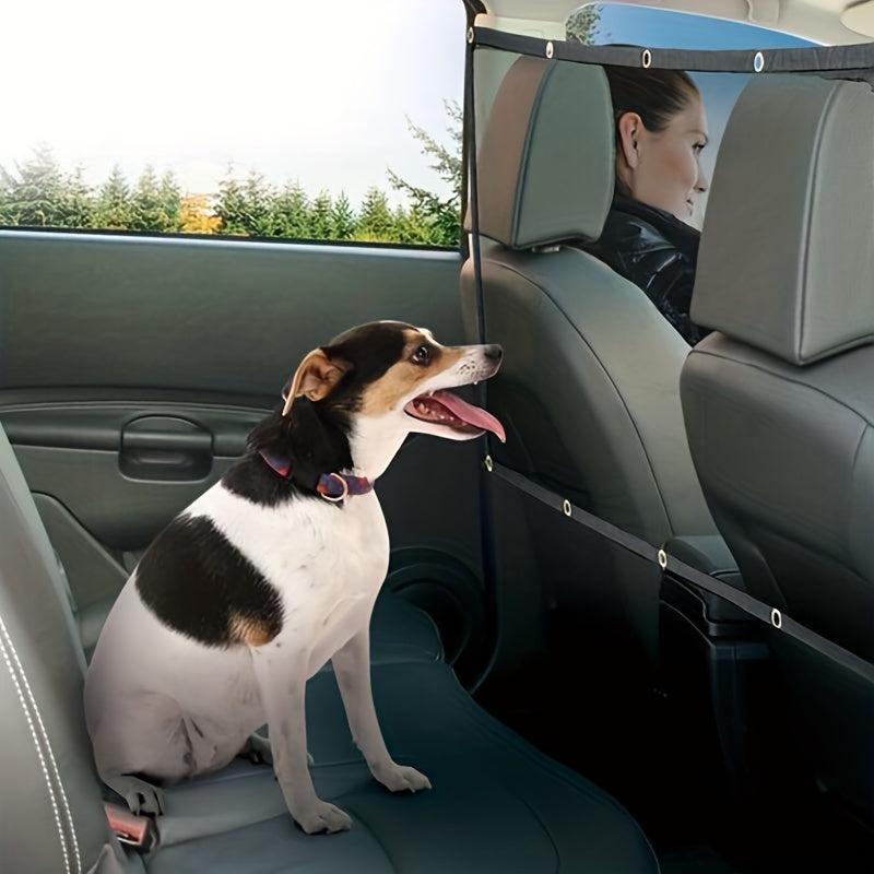 Car Universal Back Seat Dog Pet Barrier Mesh Safety Net Pet Car Fence