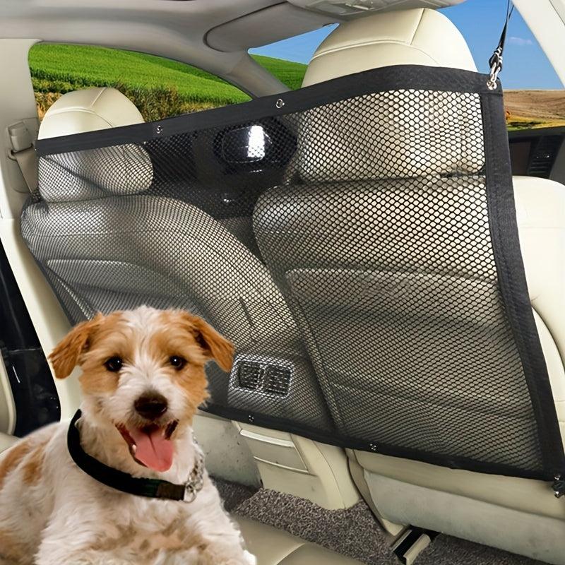 Car Universal Back Seat Dog Pet Barrier Mesh Safety Net Pet Car Fence