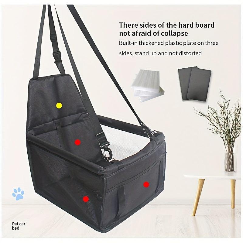 Portable Dog Car Seat - Safe and Cozy Travel for Your Pet