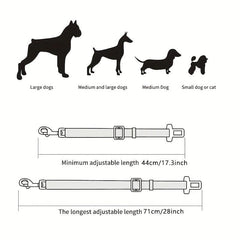 Dog Seat Belt Pet Car Seat Belt Car Safety Buckle Adjustable