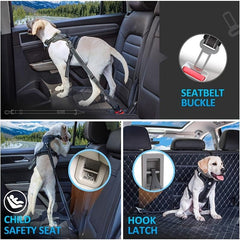 Adjustable Dog Car Harness for Safe Travel