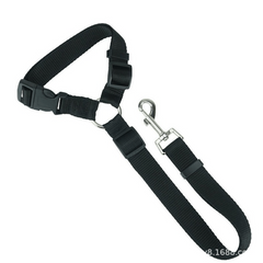 2 In 1 Pet Car Seat Belt Nylon Lead Leash Backseat Safety Belt for Dog & Cat