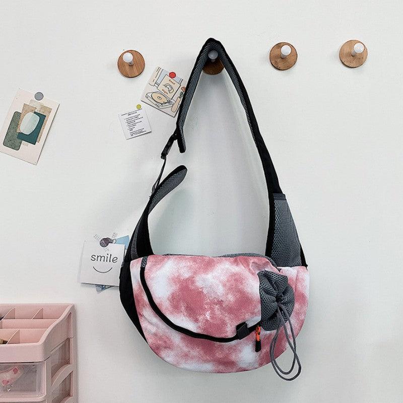 Dog Cat Sling Carrier Breathable Mesh Pet Bag Dog Travel Bag