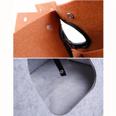 Foldable Felt Cat House Portable Washable Pet Bed for Travel