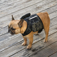 Camouflage Dog Self Backpack Portable Pet Vest For Going Out