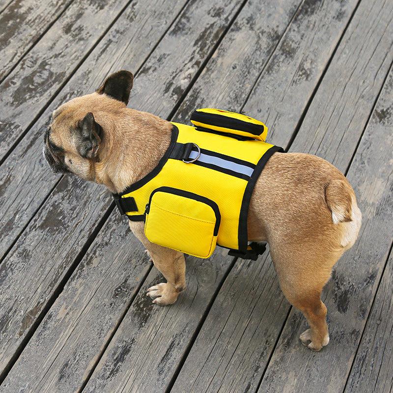 Camouflage Dog Self Backpack Portable Pet Vest For Going Out