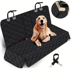 Dog Car Mat Rear Seat Protector Easy Install 600D Oxford Cloth Wear Resistant