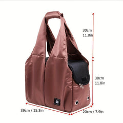 Pet Carrier Bag for Travel - Small Dogs Puppies Kittens