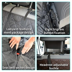 Waterproof Pet Mat for Car Front Seats, Anti-dirty Dog Mat