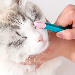 Pet Eye Comb Brush Tear Stain Remover Cats Dogs Grooming Tool
