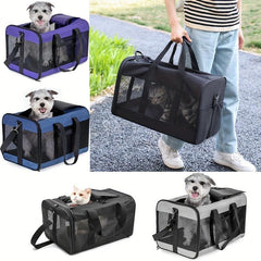 Cat Carrier Portable Bag Breathable Dog Going Out Bag