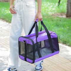 Cat Carrier Portable Bag Breathable Dog Going Out Bag