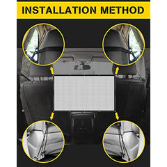 Dog Barrier Visible Car Divider For Dogs Easy To Clean