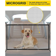 Dog Barrier Visible Car Divider For Dogs Easy To Clean