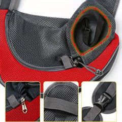 Stylish & Breathable Shoulder Bag for Small Pets