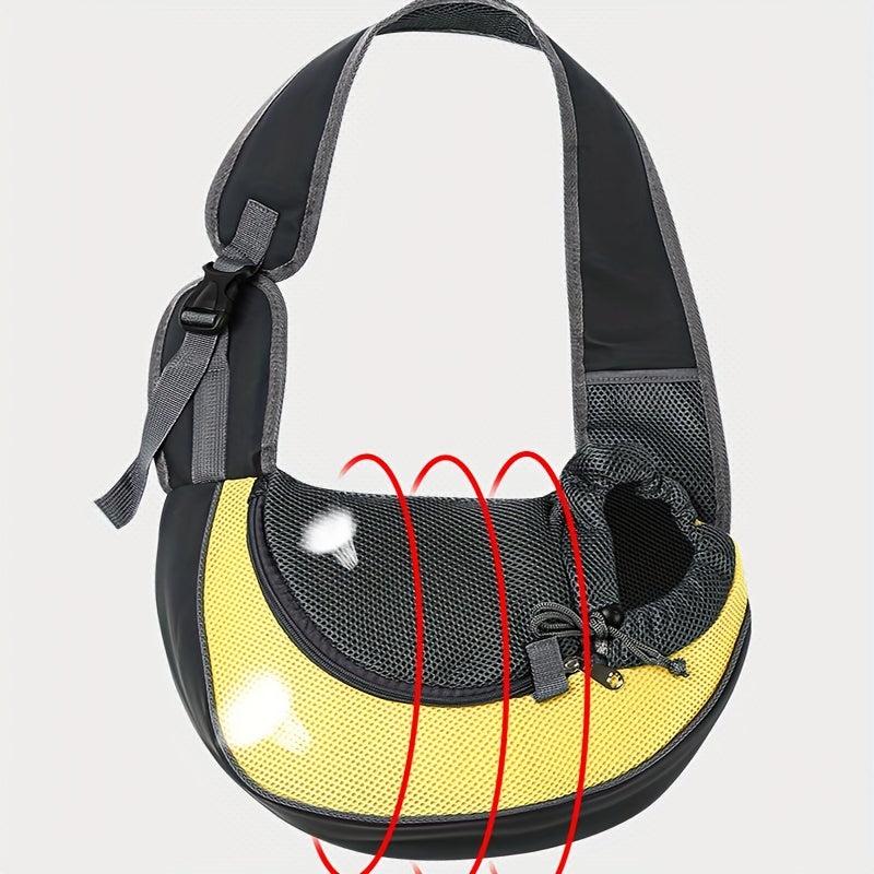 Stylish & Breathable Shoulder Bag for Small Pets