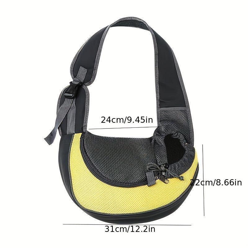 Stylish & Breathable Shoulder Bag for Small Pets
