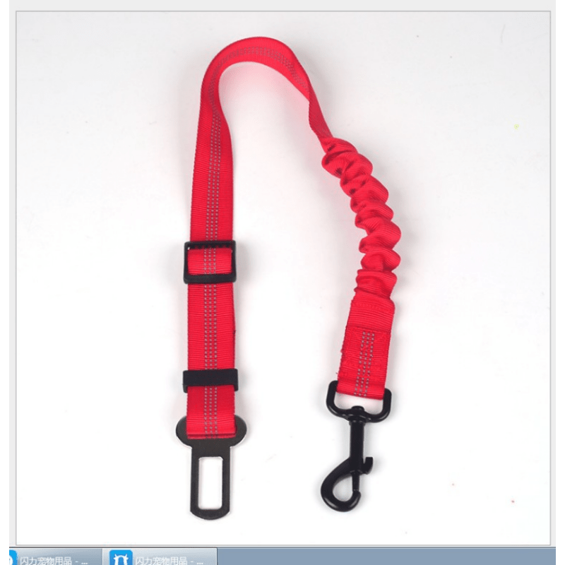 Car Dog Seat Belt Reflective Pet Safety Leads Retractable Cat Dog Seat Belt