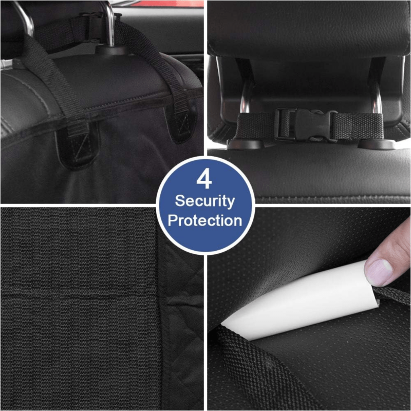 Waterproof Dog Car Seat Cover & Seat Belt Strap for Cars Trucks