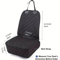 Waterproof Dog Car Seat Cover & Seat Belt Strap for Cars Trucks