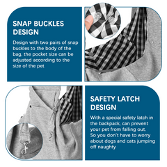 Pet Sling Carrier Bag for Dogs Cats, Outdoor Travel Shoulder Bag