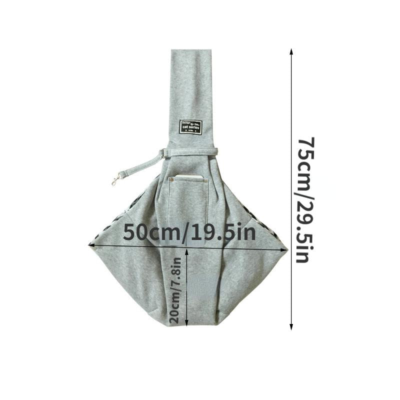 Pet Sling Carrier Bag for Dogs Cats, Outdoor Travel Shoulder Bag
