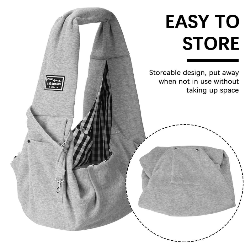 Pet Sling Carrier Bag for Dogs Cats, Outdoor Travel Shoulder Bag