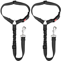 Pet Car Safety Belt Elastic Reflective Dog Seat Belt Dog Traction Rope