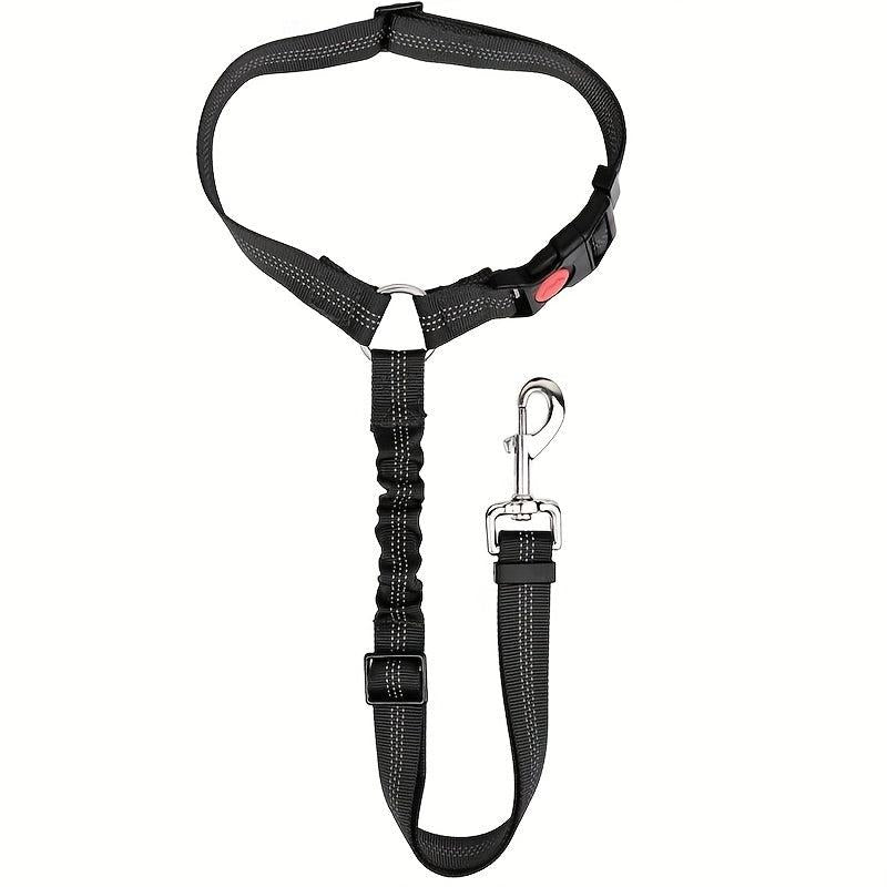 Pet Car Safety Belt Elastic Reflective Dog Seat Belt Dog Traction Rope