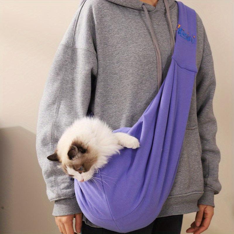 Pet Sling Carrier for Small Dogs and Cats Messenger Bag for Outdoor