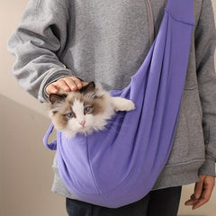 Pet Sling Carrier for Small Dogs and Cats Messenger Bag for Outdoor