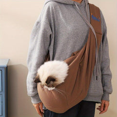 Pet Sling Carrier for Small Dogs and Cats Messenger Bag for Outdoor