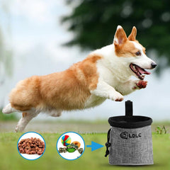 Large Capacity Dog Treat Bag with Adjustable Belt