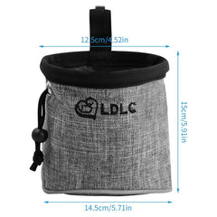Large Capacity Dog Treat Bag with Adjustable Belt