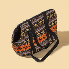 Vintage Style Cat Backpack Carrier Pet Shoulder Bag for Outdoor Travel