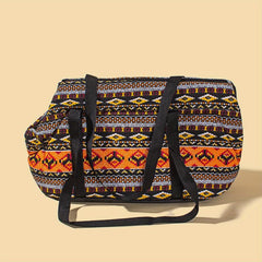 Vintage Style Cat Backpack Carrier Pet Shoulder Bag for Outdoor Travel
